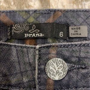 Prana - Plaid Jeans Gray - Size 6